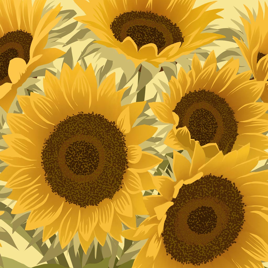 SUNFLOWERS • Art Print