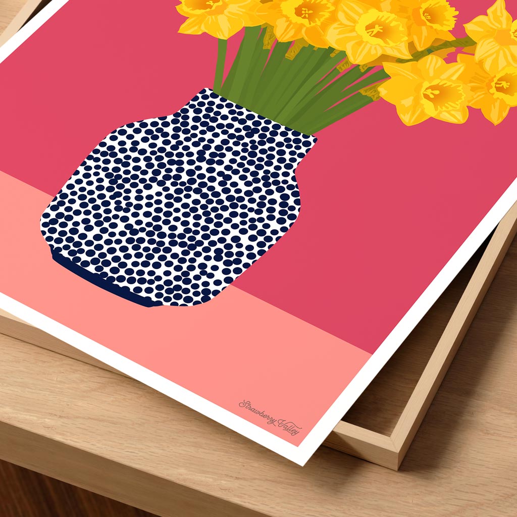 DAFFODILS IN BLOOM • Art Print