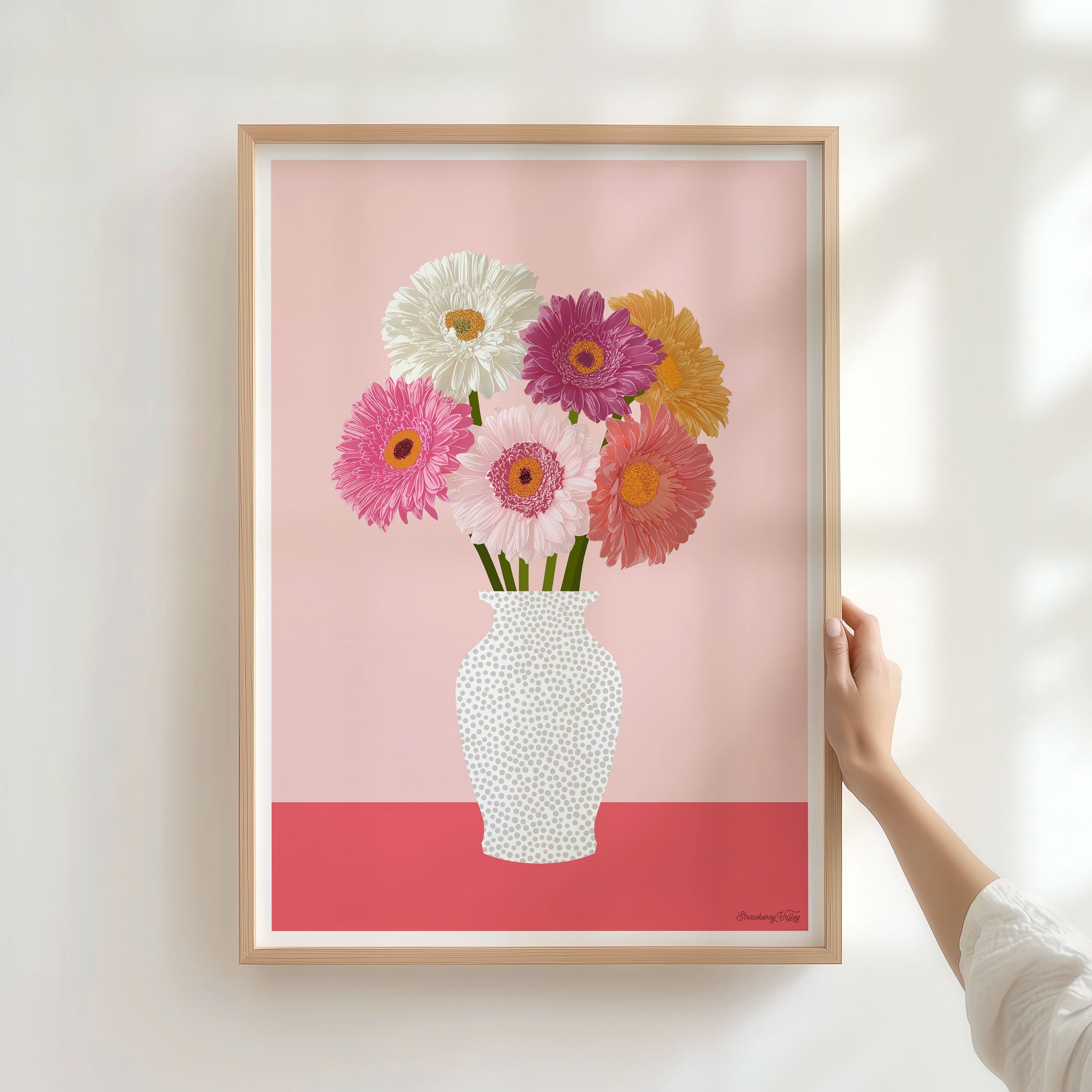 GERBERA DAISIES • Signed Art Print
