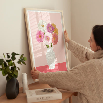 GERBERA DAISIES • Signed Art Print