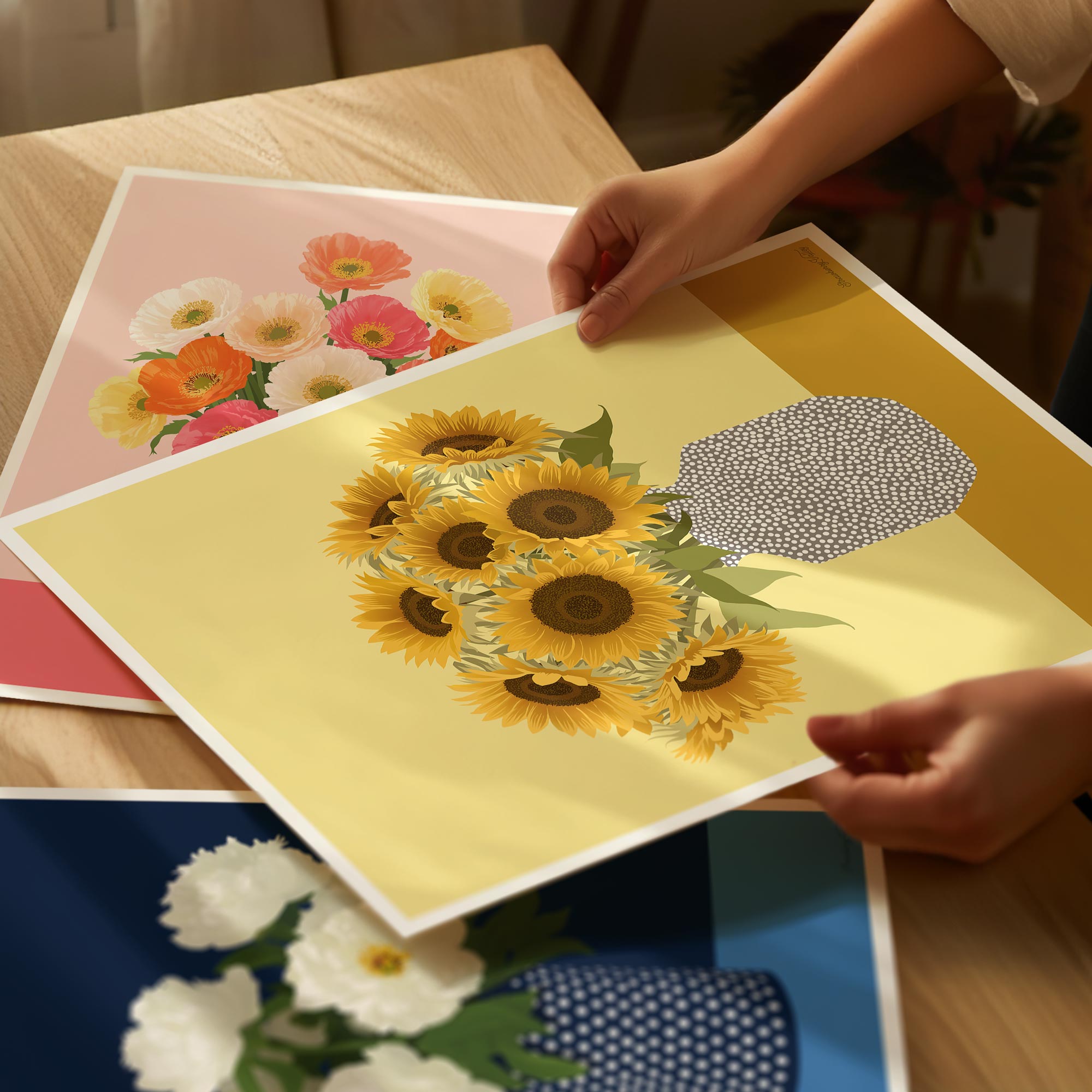 SUNFLOWERS • Art Print