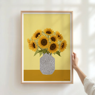SUNFLOWERS • Art Print