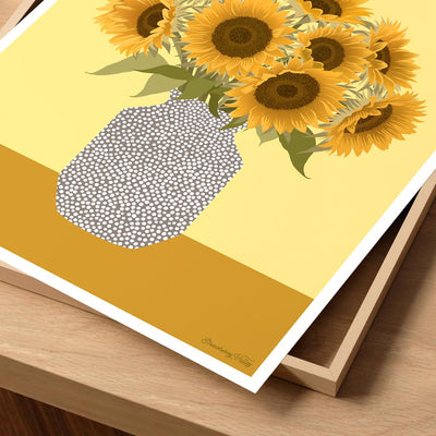 SUNFLOWERS • Art Print
