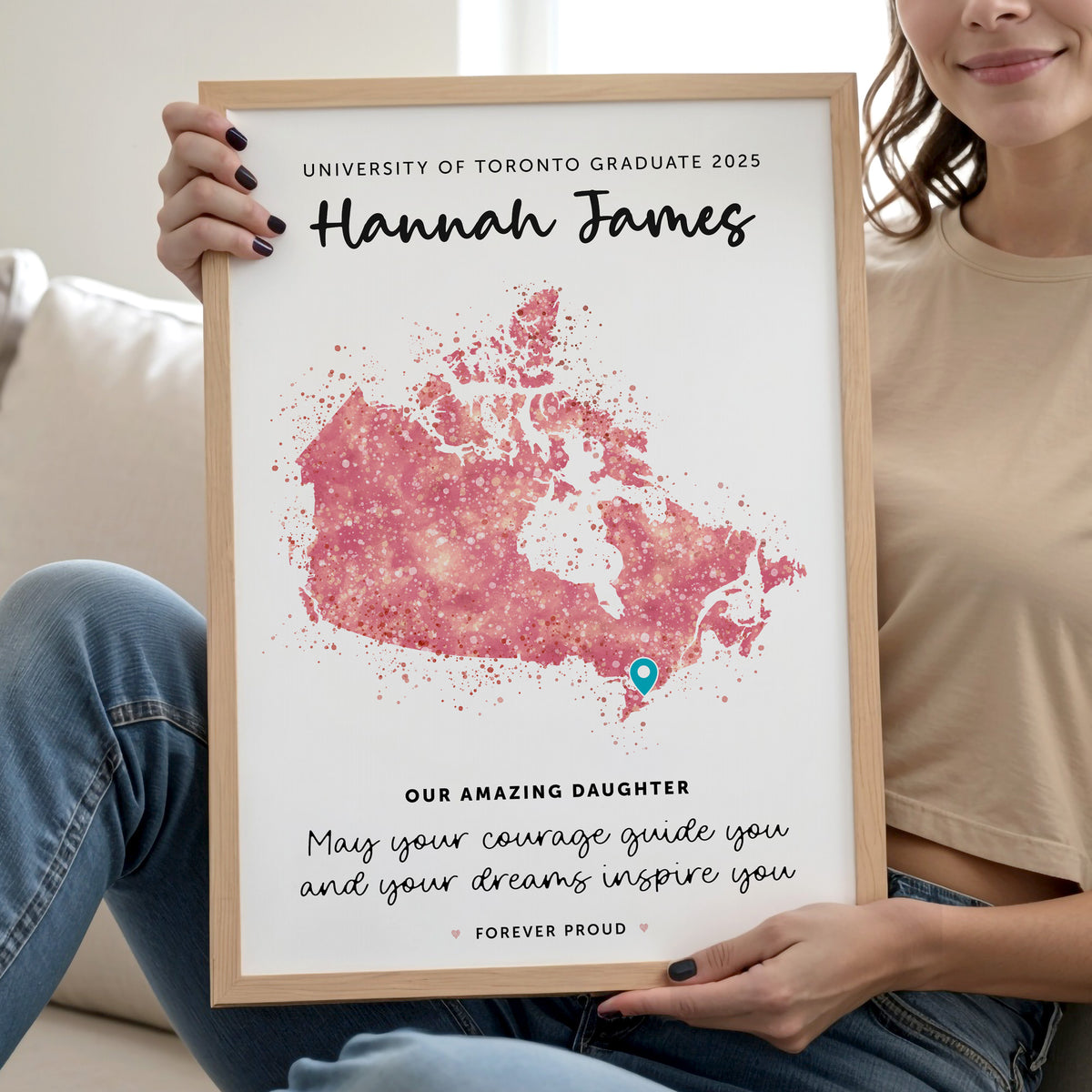 Personalised One Location Map Print v1.0