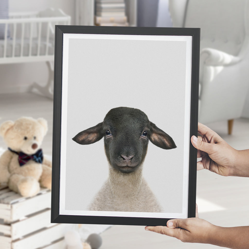 nursery animal prints suffolk lamb