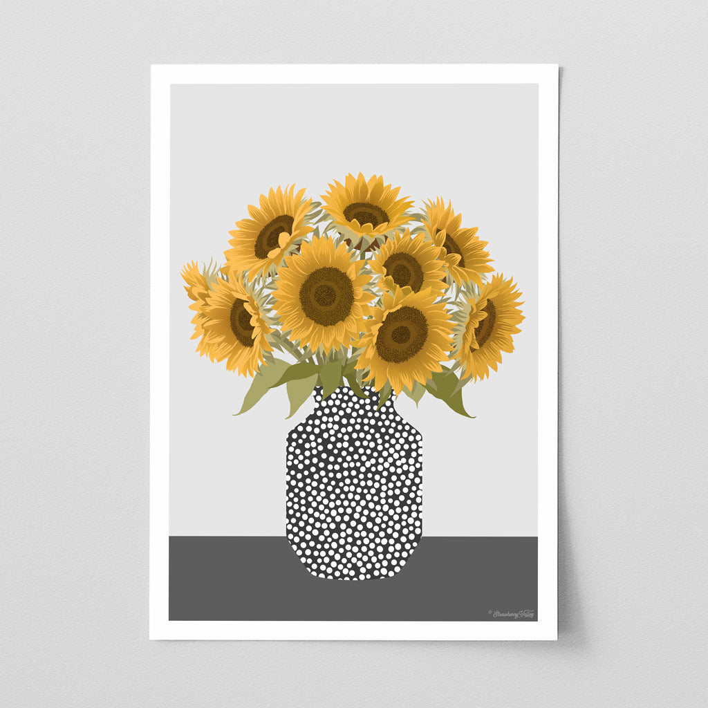 'Sunflowers' - Art Print