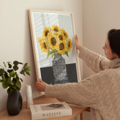 Sunflowers | Modern Floral Art Print