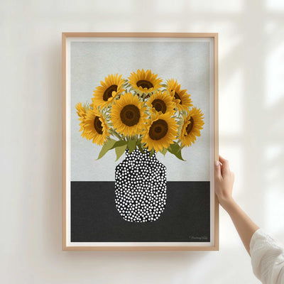 Sunflowers | Modern Floral Art Print