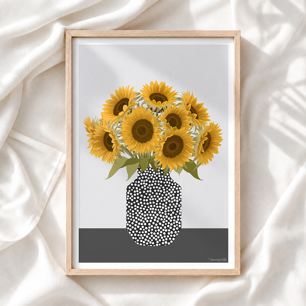'Sunflowers' - Art Print