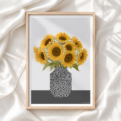 'Sunflowers' - Art Print