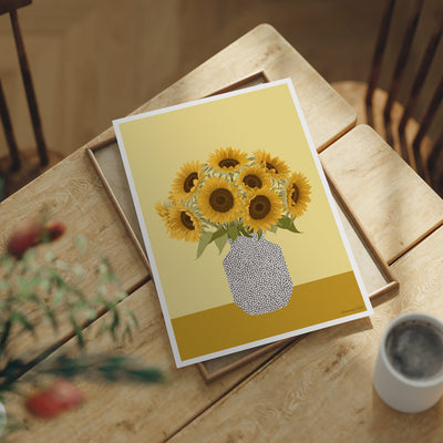 SUNFLOWERS • Art Print