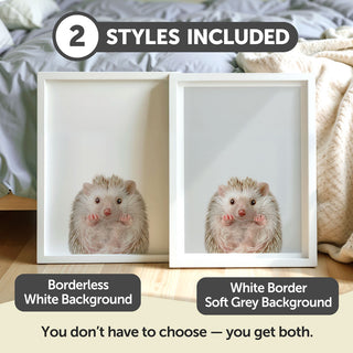Sweet Baby Hedgehog Nursery Print – Woodland Animal Nursery Decor