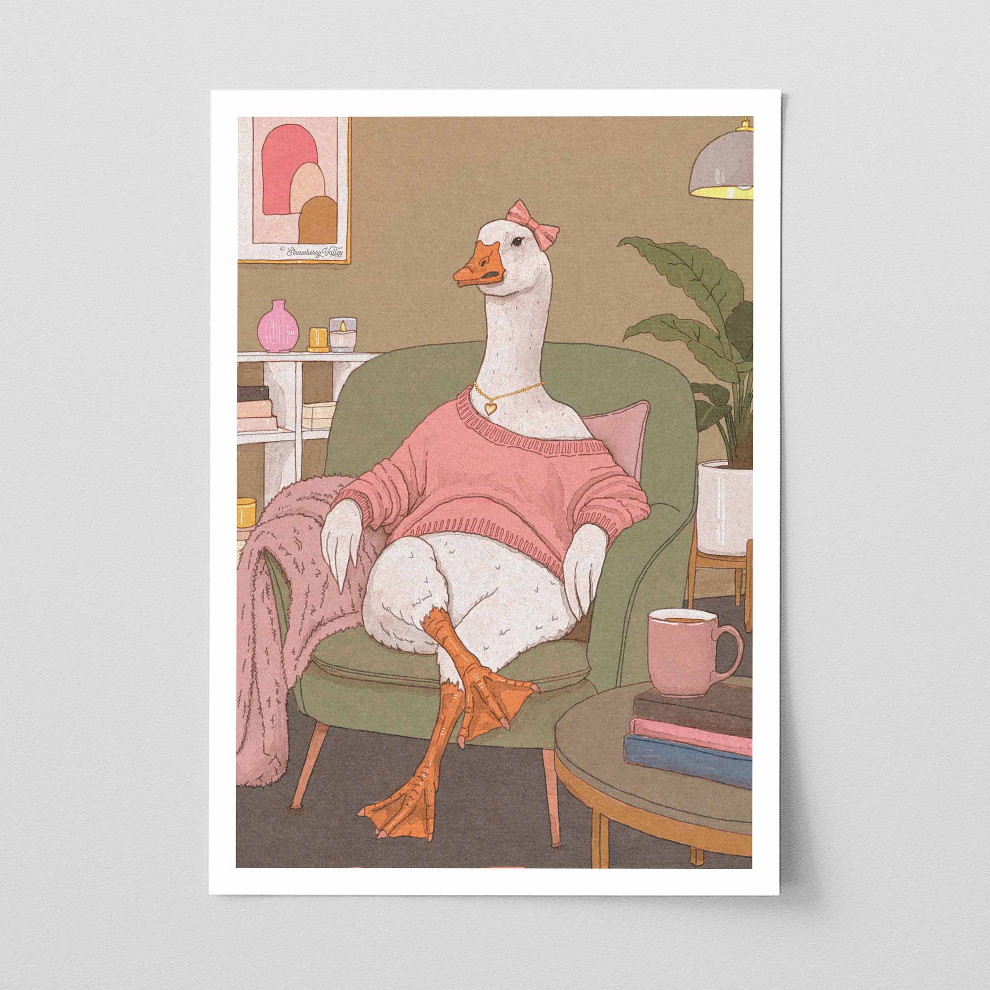 I Try To Keep Calm And Carry On, But Often Go Berserk Instead - Art Print