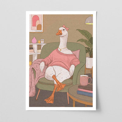 I Try To Keep Calm And Carry On, But Often Go Berserk Instead - Art Print