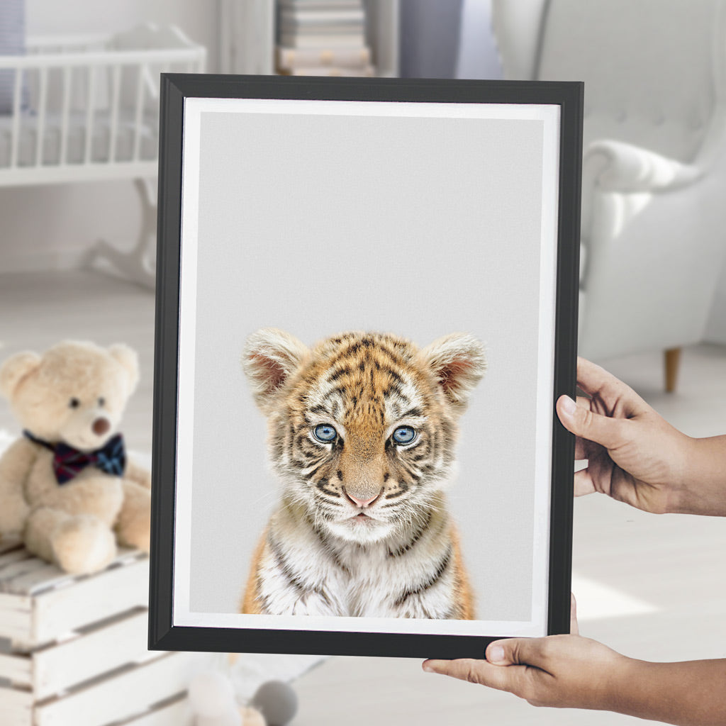 nursery animal prints tiger cub