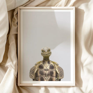 Old Soul Tortoise Nursery Print – Unique Animal Wall Art for Nursery