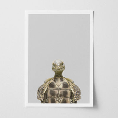 Tortoise Nursery Print - Calm Creature Wall Art for Children’s Rooms