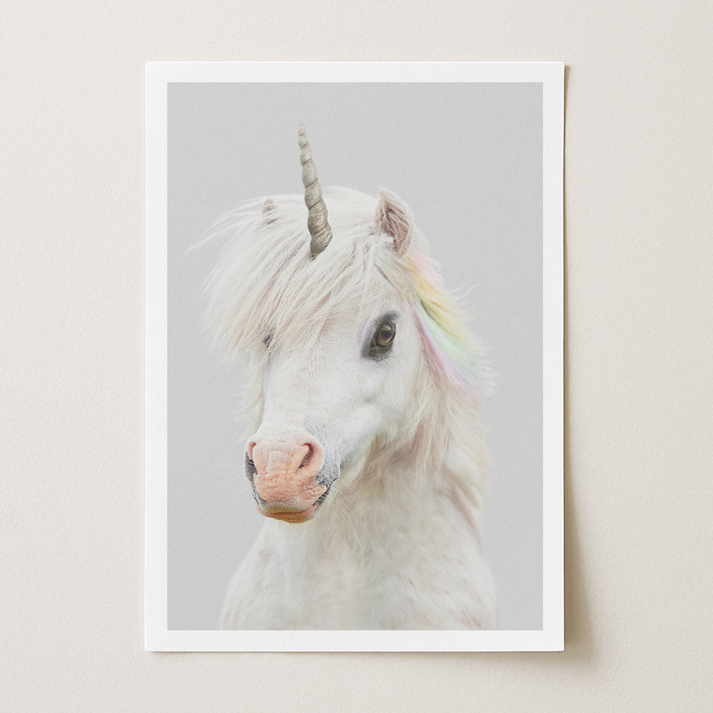 Unicorn Nursery Print - Magical Creature Wall Art for Children’s Bedrooms