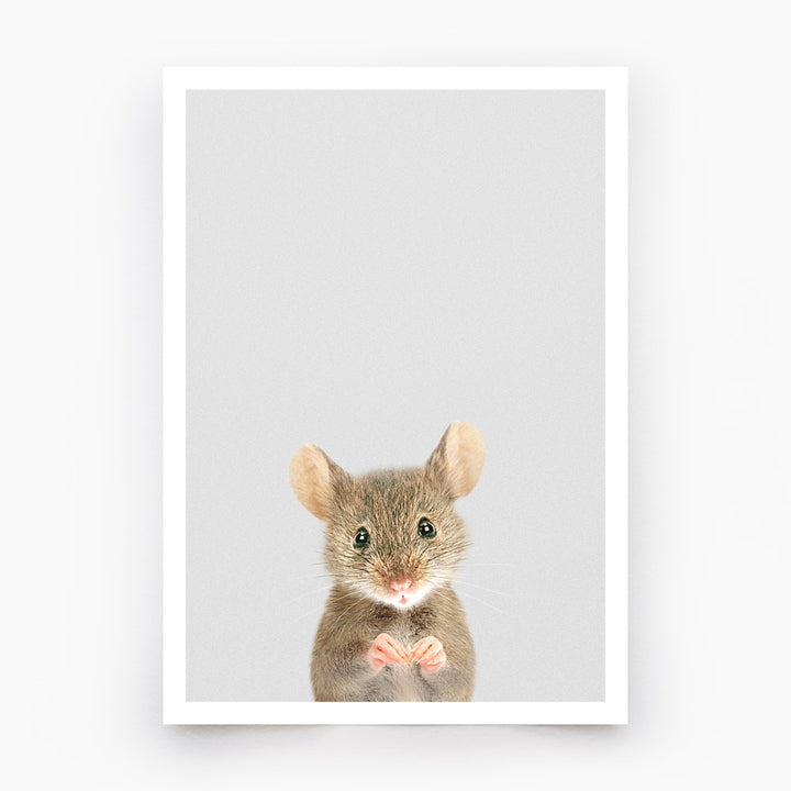 Wood Mouse Art Print