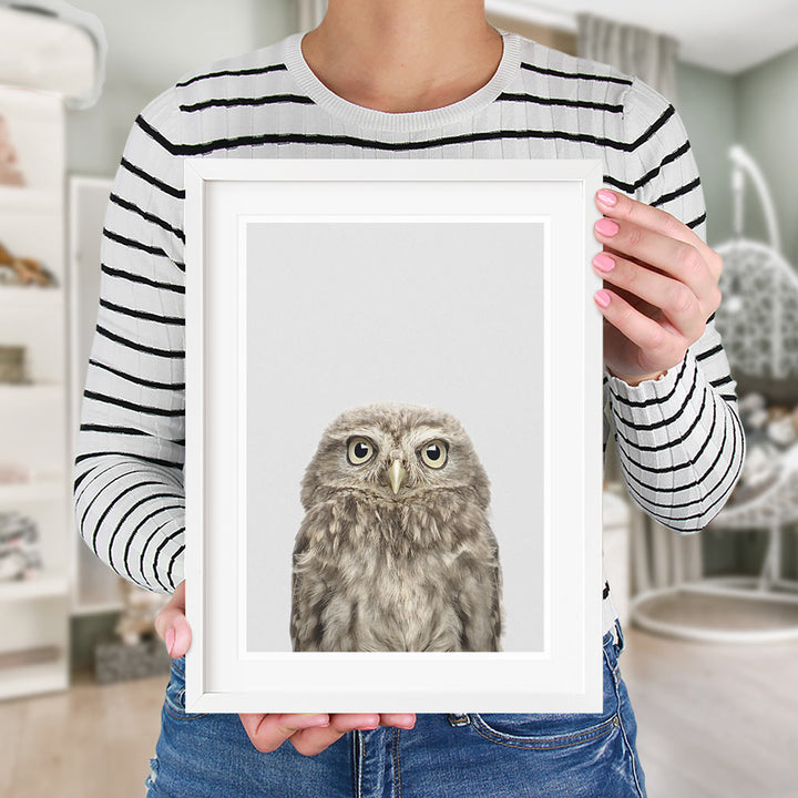 Woodland Owl Art Print