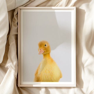 Playful Yellow Duckling Nursery Print – Farm Nursery Wall Decor