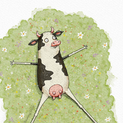 You Are Udderly Adorable - A4 Art Print